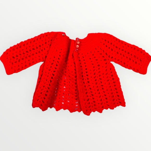 Handmade Red Sweater Set - Picture 5 of 16